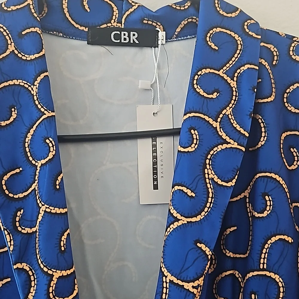 CBR Blue & Gold Jacket Shell - Picture 2 of 6